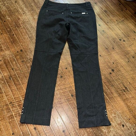 White House Black market Blanc ankle button 6 business slacks - Picture 3 of 4